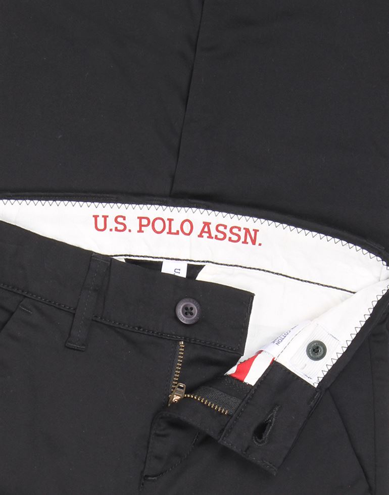 U.S. Polo Assn. Boys Black Trouser